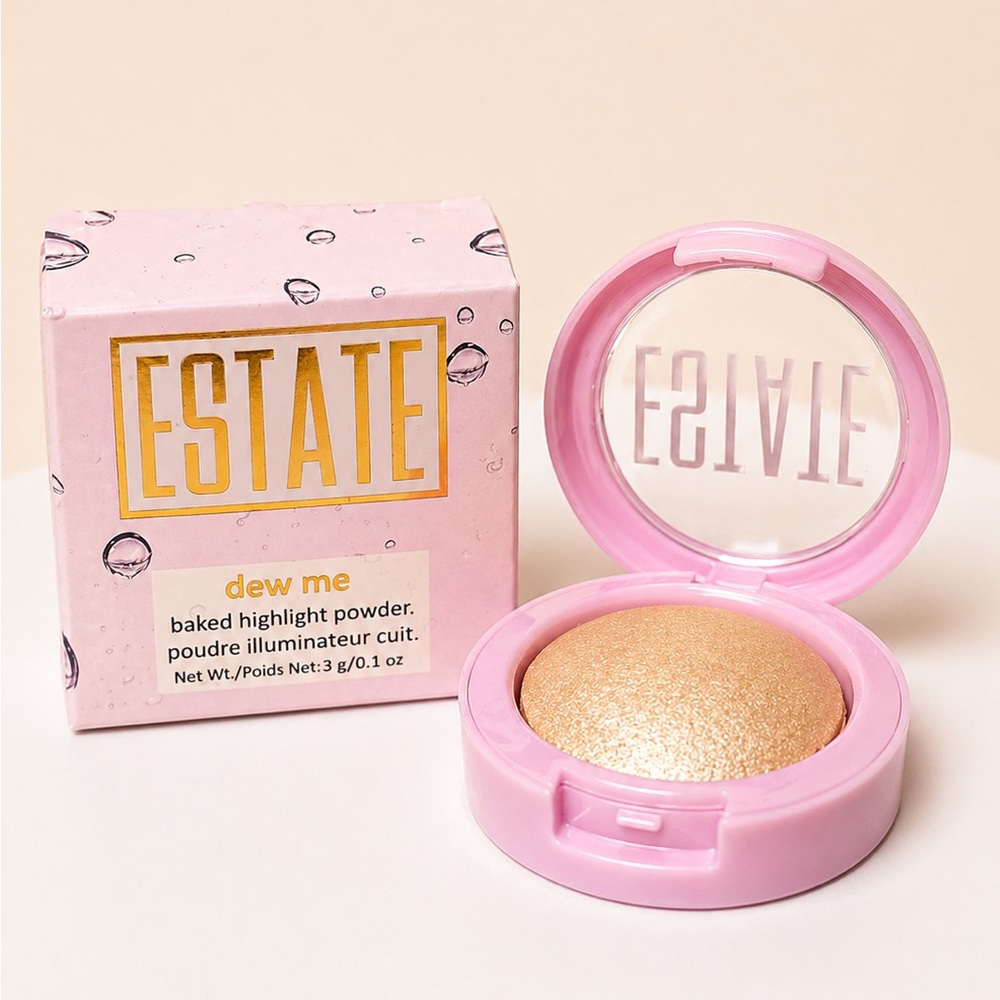 Estate Dew Me Baked Highlighter — Champagne Gold